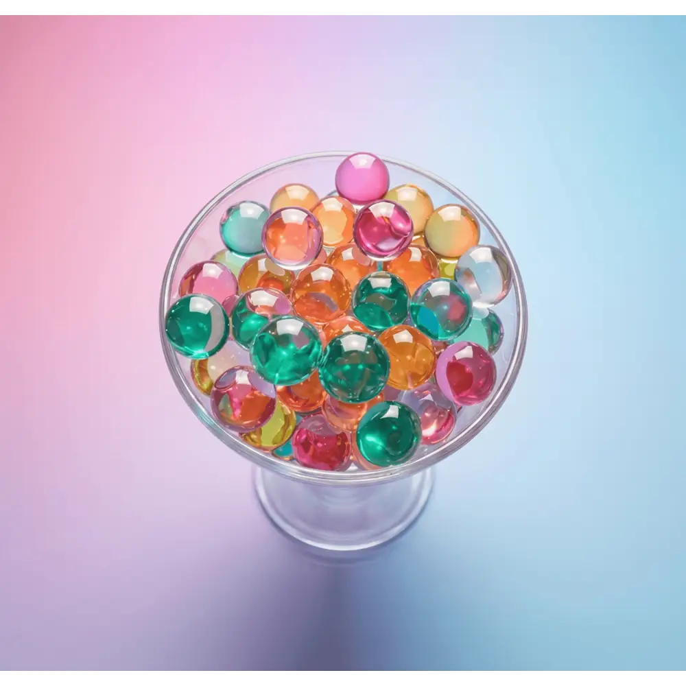 Multicolor waterbeads