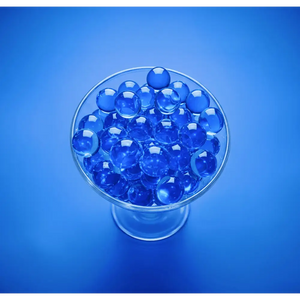 Blue waterbeads
