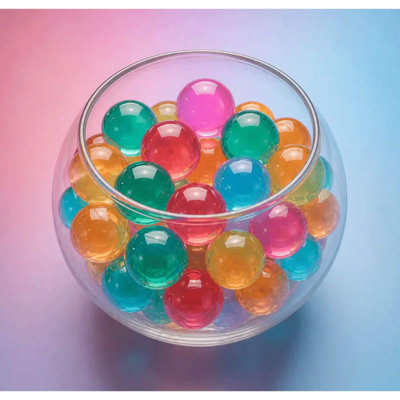 Jumbo multicolor waterbeads