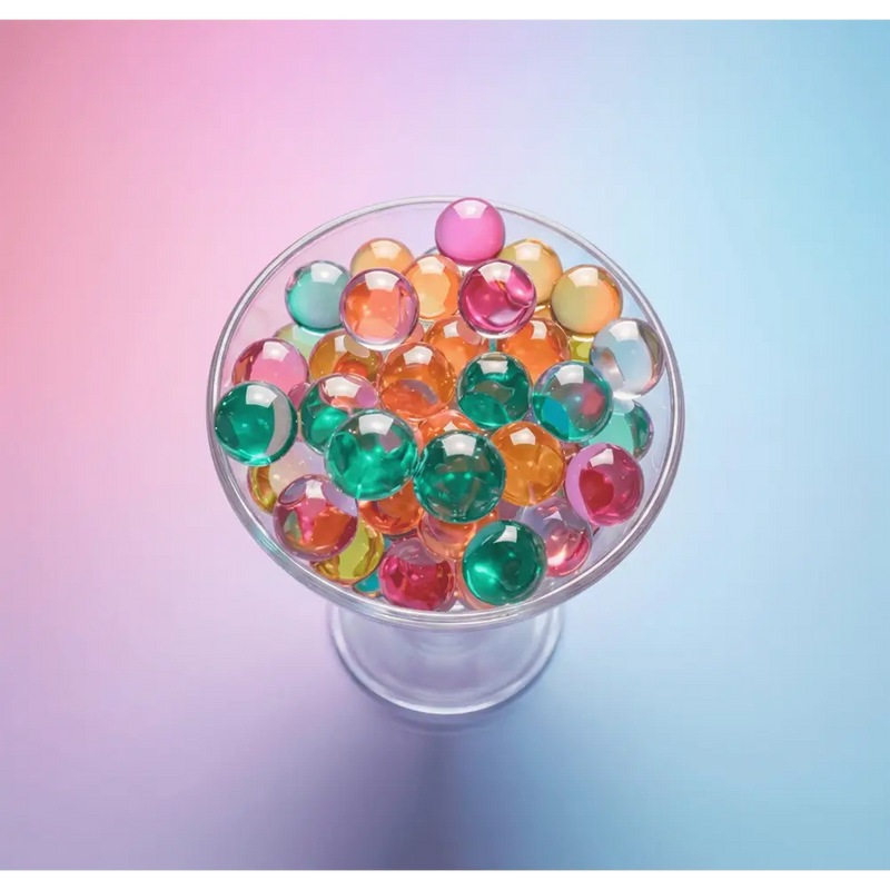 Multicolor waterbeads